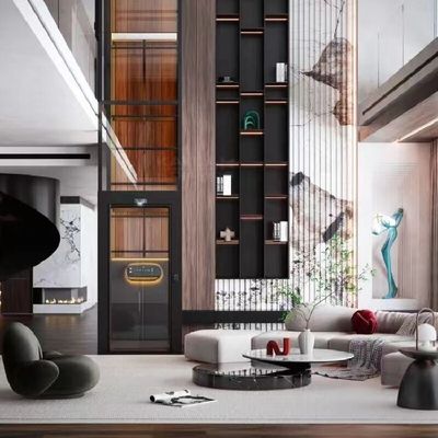 Лифт с винтовым приводом для 1-2 человек Внутренний винтовый лифт для дома