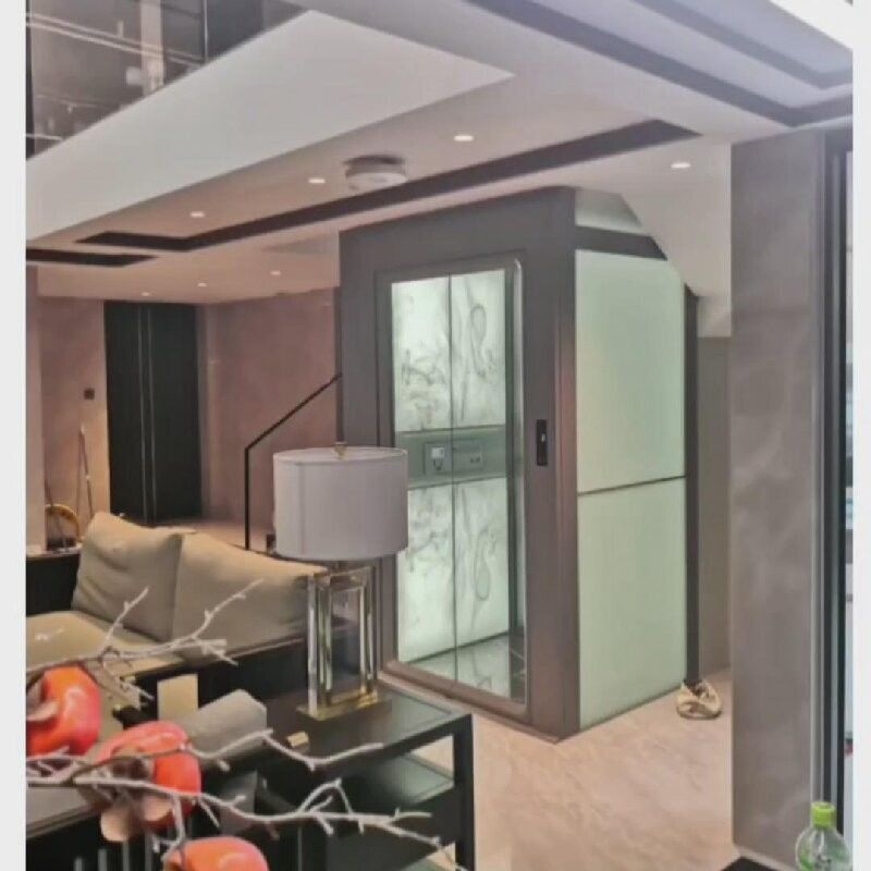 Вилла Тракция Безопасный домашний лифт 0,6 М/С Однофазное / Трехфазное питание