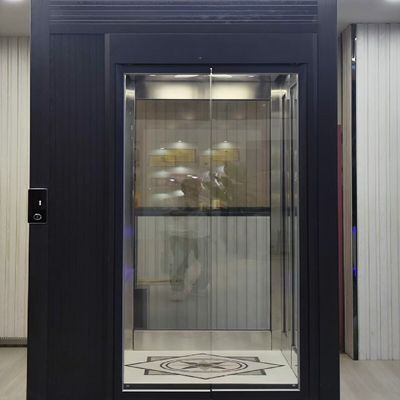 Внутренний классический дом гидравлический пассажирский лифт гидравлического цилиндра автоматический тип двери