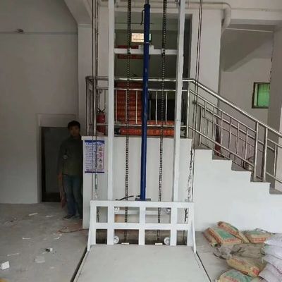 Аварийная остановка грузовой платформы подъемник индивидуальный небольшой грузовой лифт