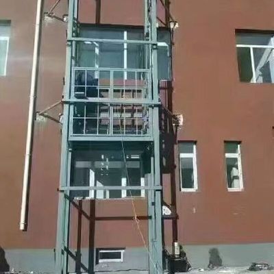 Высота 3-12 м Гидравлический грузовой лифт 380 В грузовые лифты для домов