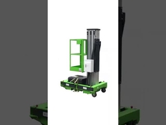 Гидравлический электрический вертикальный одномачтовый подъемник на рабочей высоте